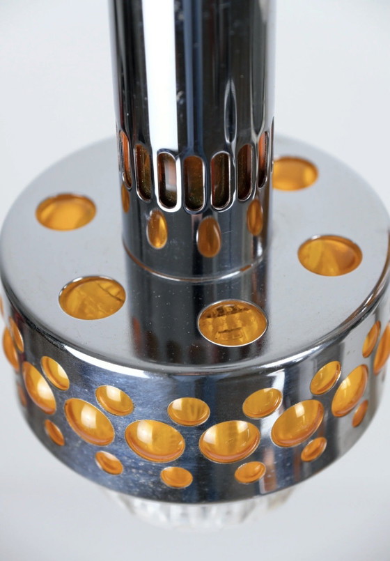 Suspension Massive Cascade années 1970 – Glass, Metal (photo 5 of 7)