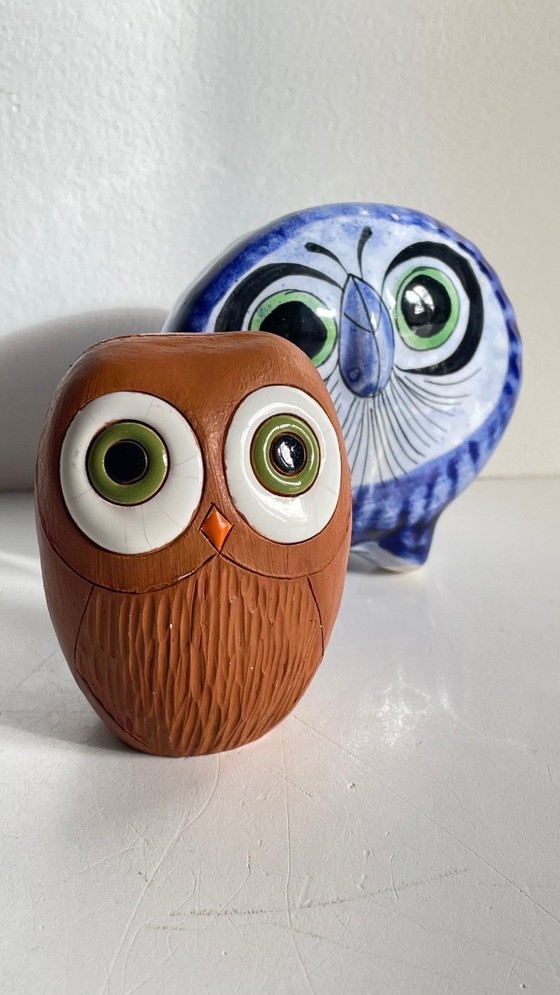 Image 1 of Gufi in ceramica vintage fatti a mano