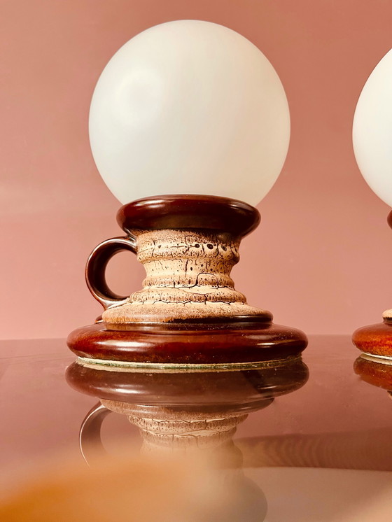 Image 1 of Fat Lava keramieken bollampjes van Pan