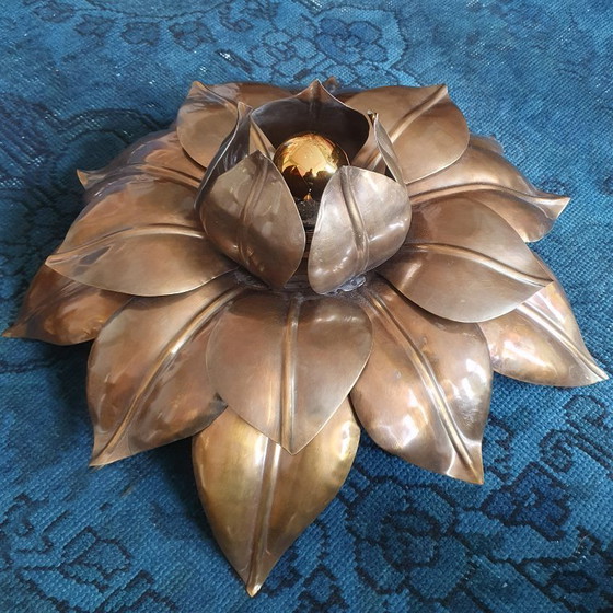 Image 1 of Juego XL de apliques florales de pared/techo - Banci Firenze - Mid-Century - Hollywood Regency