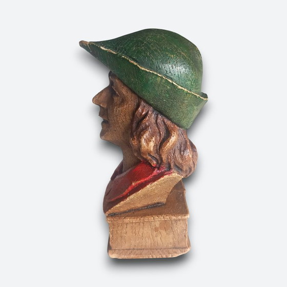 Image 1 of Tijl en Nele Uilenspiegel – Boekensteunen (2) – Arbopanda – Made in Belgium – ca. 1960–1970