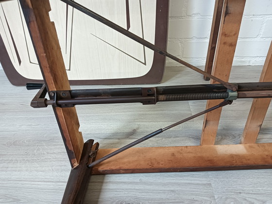 Image 1 of Vintage tafel, uitschuifbaar èn verhoogbaar