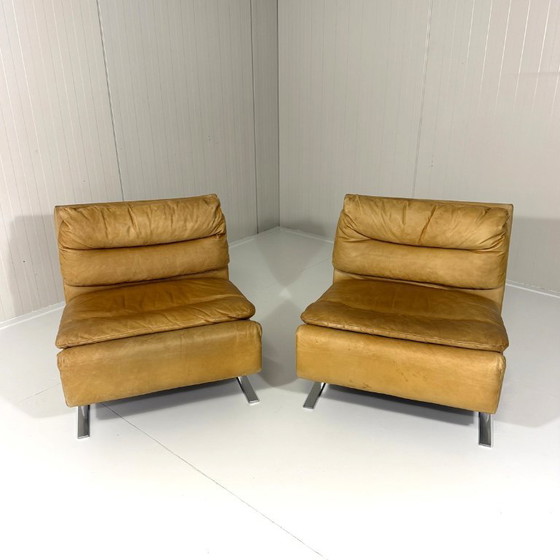 Poltrone Speciali Cromo & Pelle Anni '60 – Chrome (photo 2 of 20)