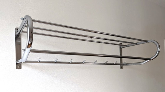 Garderobenständer in Gispen, Bauhaus-Stil, Chrom – Kleiderständer, Chrome (photo 8 of 11)