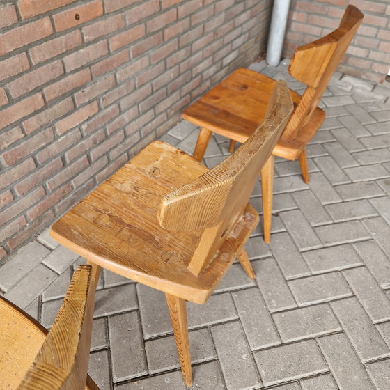 Image 1 of Jacob Kielland Brandt set of 3 x chair scandinavian 3 vintage chairs