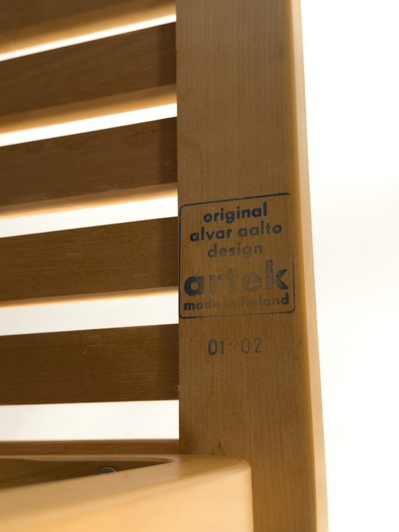 Image 1 of Alvar Aalto bank voor Artek Formgiven 1945 (setprijs)