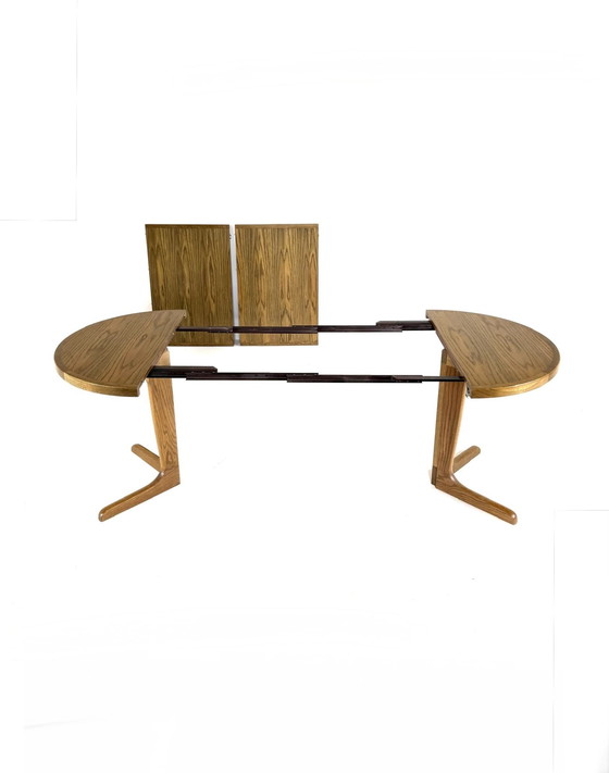 Image 1 of Vintage extendable Danish dining table '60