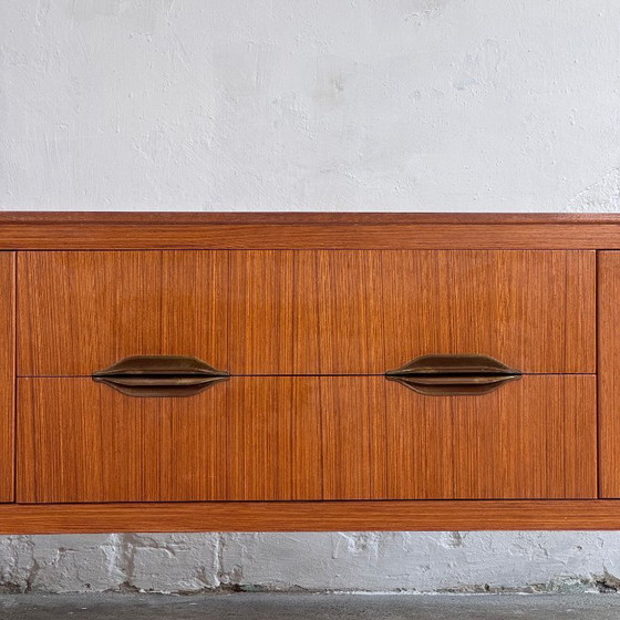 Image 1 of British Remploy Sideboard with Brass Handles, 1960