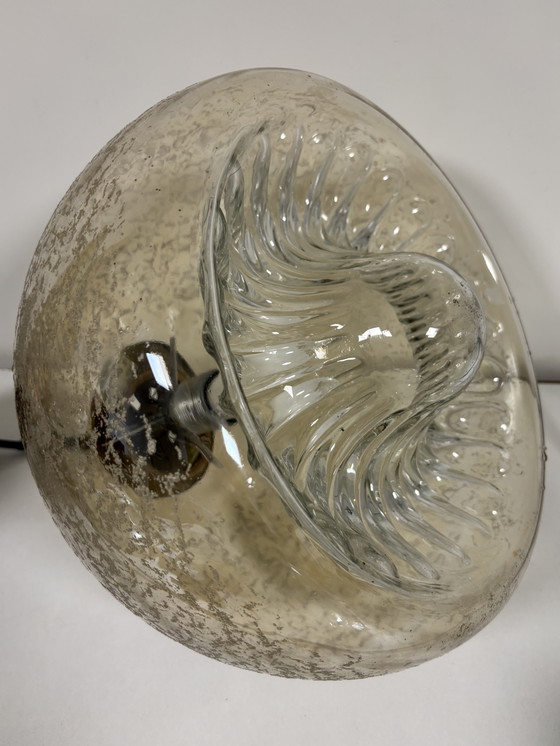 Image 1 of Rare suspension vintage – Glashütte, Limbourg, avec un magnifique effet bulles/glace