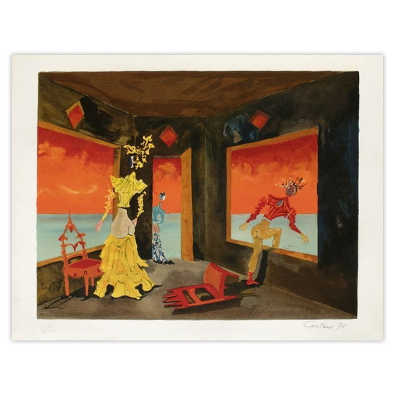 Lucien Coutaud signierte Lithographie Il Partait 1976 – Lithographien & Drucke, Paper (photo 4 of 5)