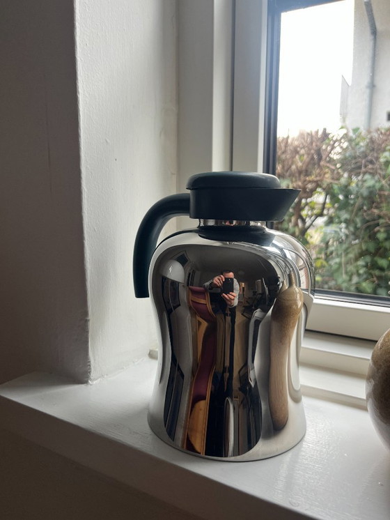 Image 1 of Termo de acero inoxidable Alessi 'Sherazade' – Diseño de Ettore Sottsass