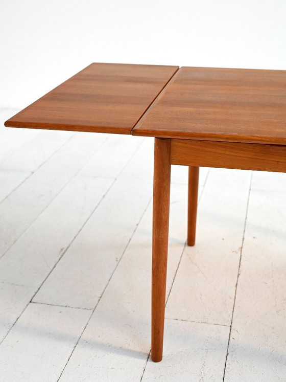 Image 1 of Teak extendable dining table, 1960s