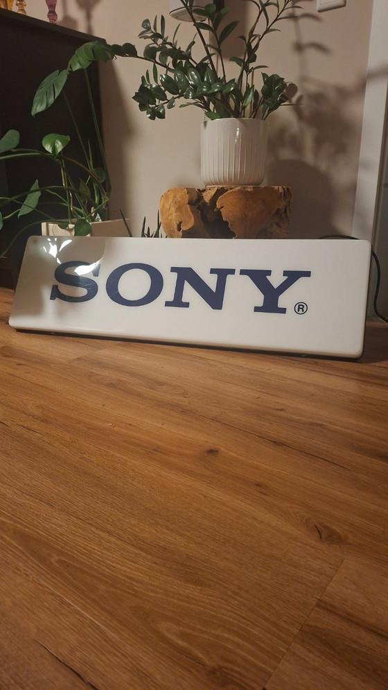 Vintage SONY neon sign – original dealer advertising sign – Decorative Objects, Plastic (photo 3 of 5)