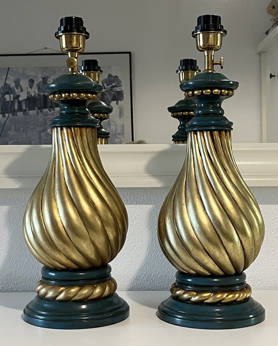 Image 1 of Vintage Hollywood Regency-style table lamps | 1960-1970 | Top condition!