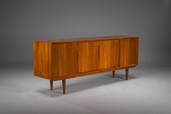 Image 1 of Vintage Deens Teakhouten dressoir van Axel Christiansen voor Aco Møbler, jaren 60