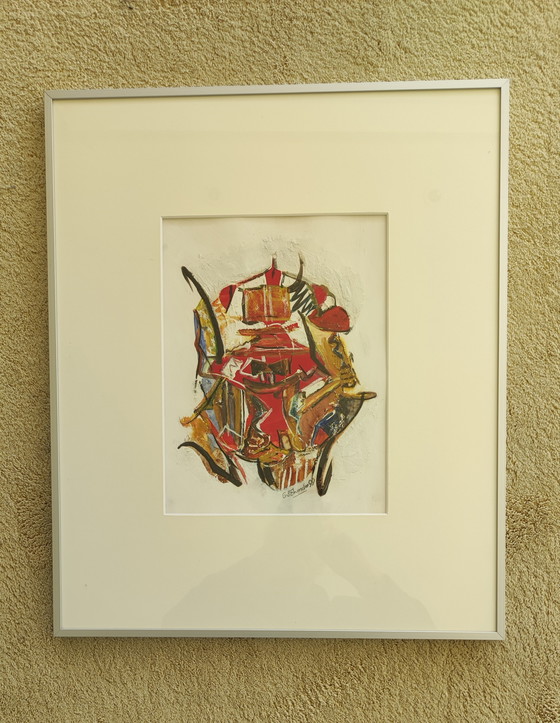 Image 1 of Two paintings of Japanese warriors