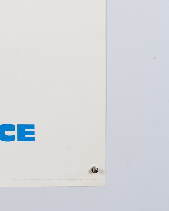 Air France Asie – 1971 Affiche de voyage vintage originale de Raymond Pagès – Style moderne du milieu du XXe (photo 7 of 8)