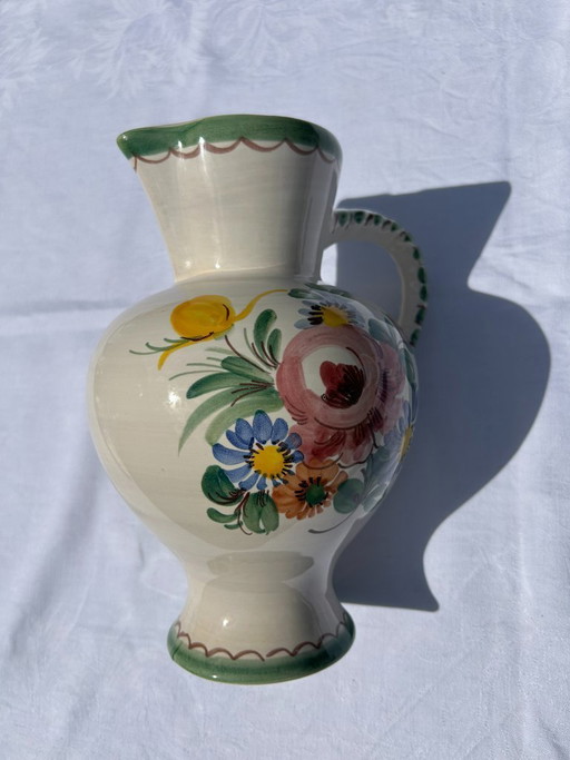 Large vintage jug/vase - Ulmer Keramik 269/0 hand-painted