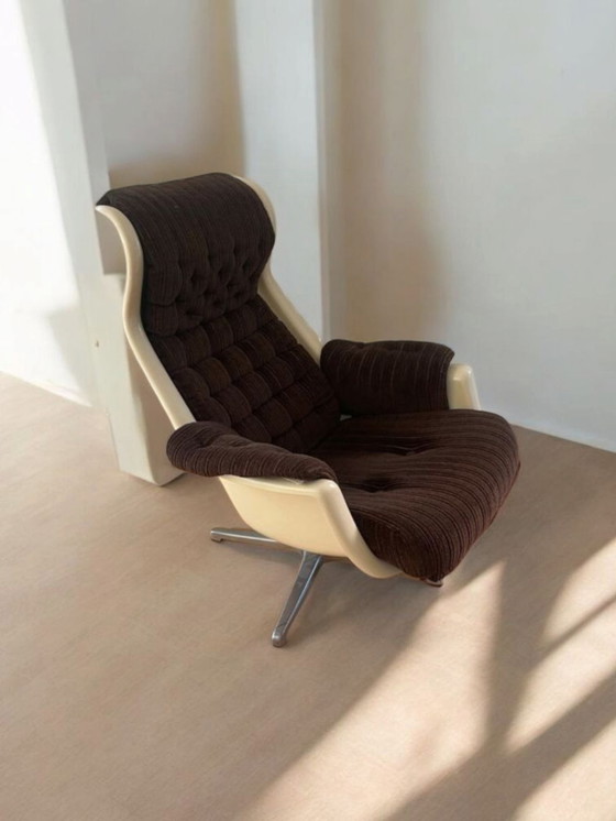 Image 1 of Mid - Century Space Age Galaxy armchair Alf Svensson for Dux lounge chair 1960s 1970s