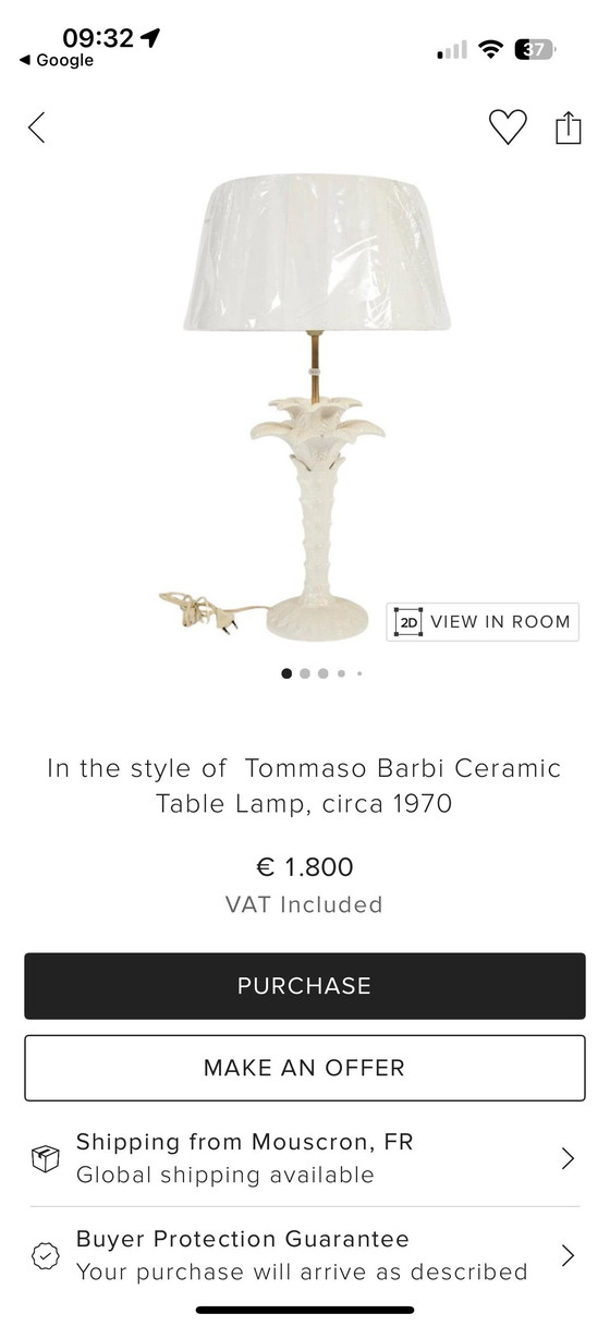 Image 1 of Rare set of Italian lamps 1960s