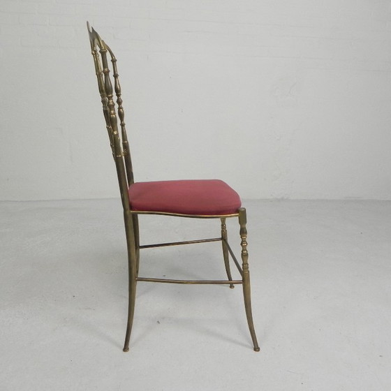 Image 1 of Stuhl im Hollywood-Regency-Stil, Chiavari, 1960er Jahre