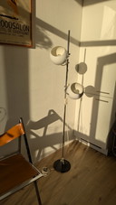 HERDA Oogbol Vloerlamp – jaren 70 - vloerlamp