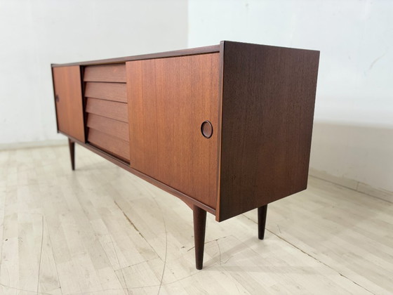 Image 1 of Scandinavian Design - Hugo Troeds / Teak Sideboard / Vintage Sideboard / 1960s Sideboard