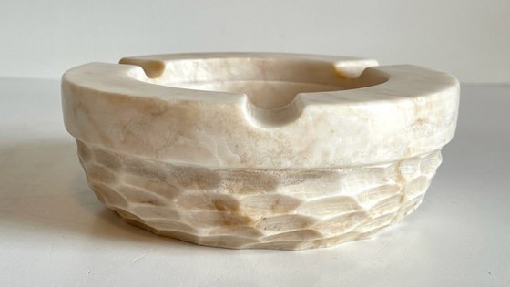 Image 1 of French Brutalist Vintage Marble Ashtray