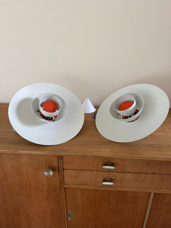 Image 1 of Set vintage di 2 lampade Louis Poulsen PH4/3 - Poul Henningsen - PH4