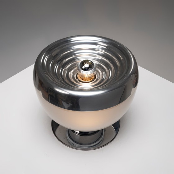 Image 1 of Murano glass and metal table lamp