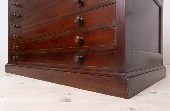 Image 1 of Grote archief- of tekenkast, begin 20e eeuw