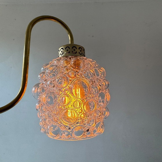 Image 1 of LOT 3 ANCIENNE APPLIQUES EN VERRE BULLE  vintage