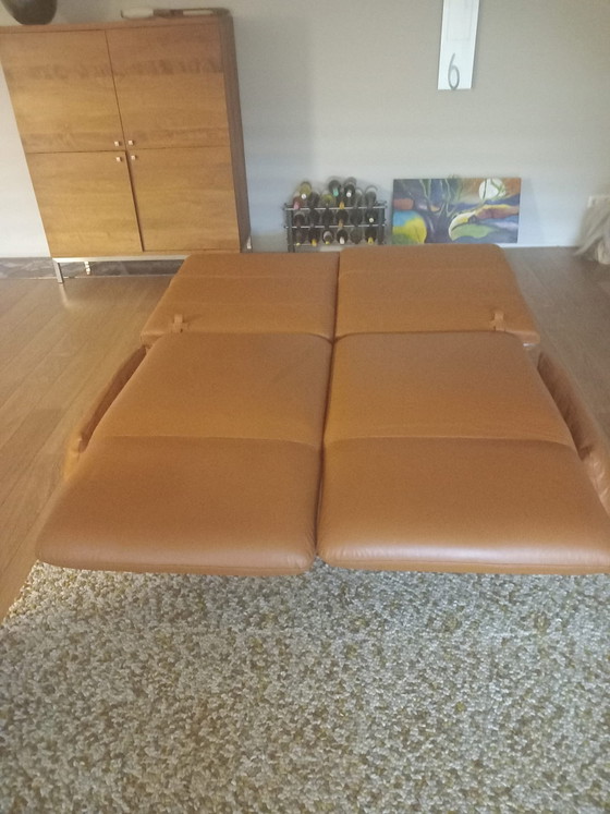 Brühl Bank/Sofa Leder – 2 zitsbanken, Leather, Wood (photo 6 of 6)