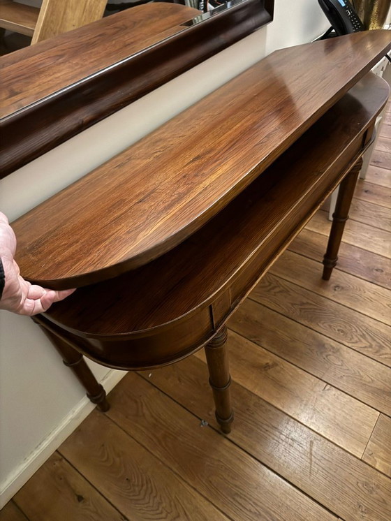 Image 1 of OAK SIDETABLE folding table - dining table WALL TABLE EICHHOLTZ