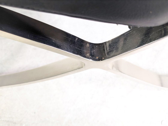 Image 1 of Poltrona Knoll International Barcelona di Mies van der Rohe, pelle nera