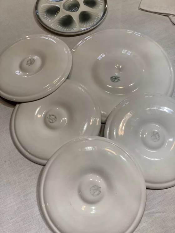 Image 1 of Servizio di ostriche, Moulin des Loups, anni '70