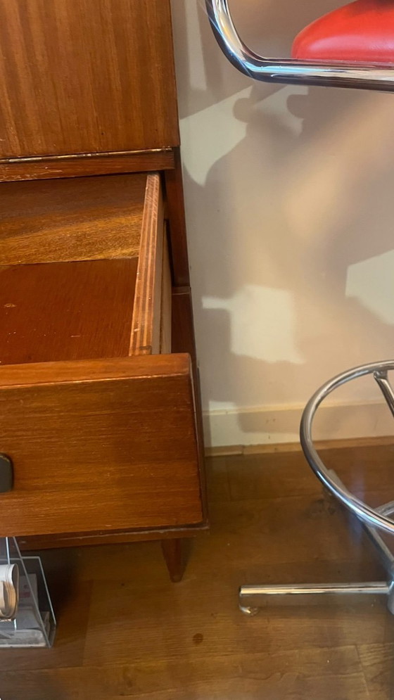 Beautiful vintage wooden cabinet design - 1960 Cees Braakman, Display cabinets, Brown (photo 8 of 11)