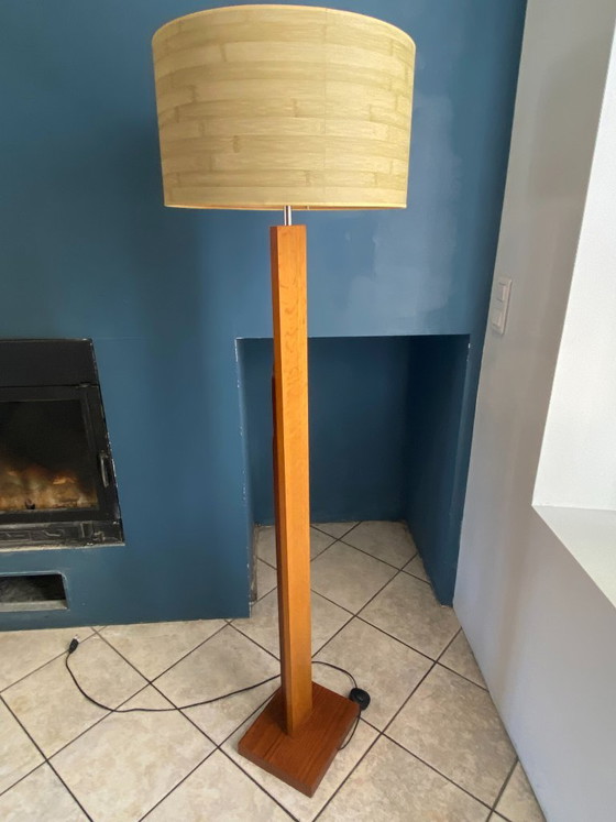 Lampada da terra vintage K-Lighting in teak scandinavo, anni '70 – Lampade da terra, Wood (photo 15 of 19)