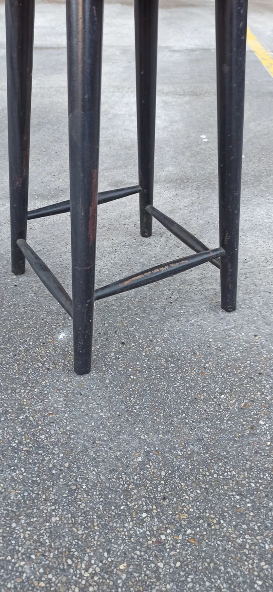 Image 1 of 2 x Vintage Wooden Stools