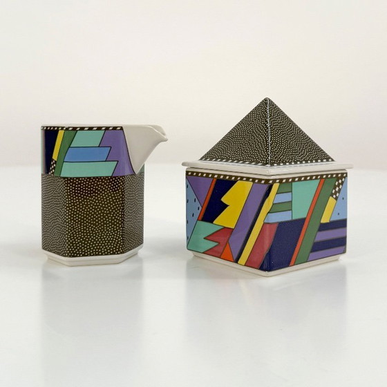 Image 1 of Milk & Sugar Set Scenario Metropol di Barbara Brenner per Rosenthal, anni '90