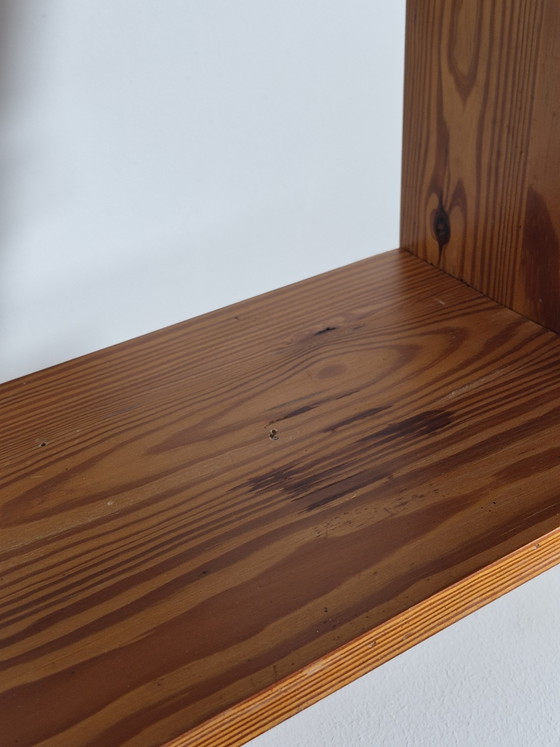Scaffale a parete brutalista vintage in pino Mid-Century – Decorazioni murali, Wood (photo 6 of 15)