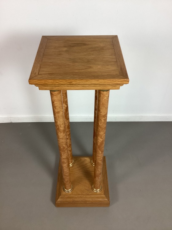 Image 1 of Portavasi a colonna con piedistallo vintage anni ottanta