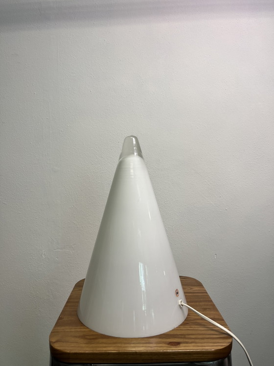 Image 1 of ILU Opaline Glass Table Lamp 36 cm Postmodern Design