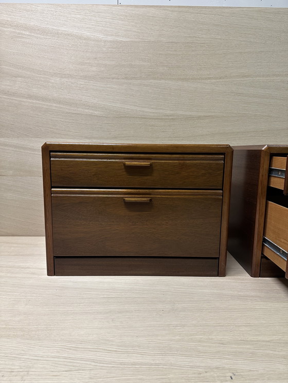 Image 1 of Comodini Hülsta, set da 2, design tedesco