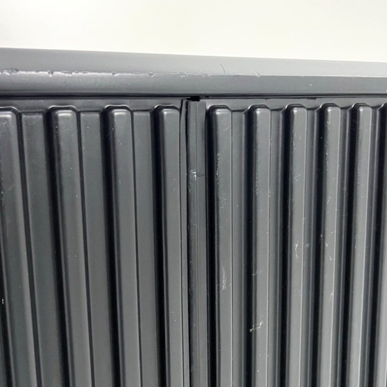 Image 1 of Credenza A'dammer nera di Aldo van de Nieuwelaar per Pastoe, anni '80