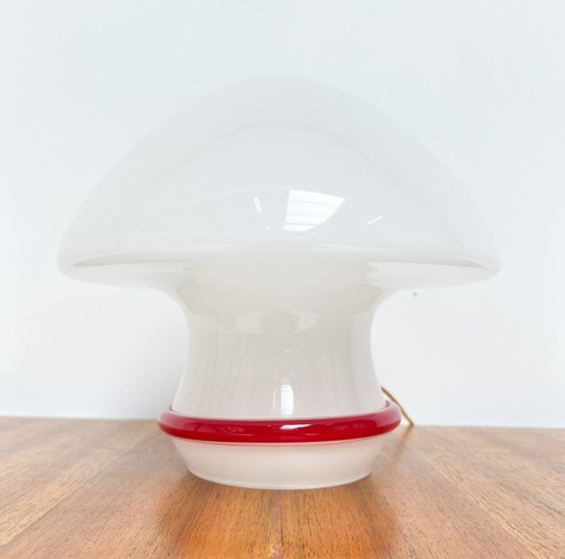 Murano Glass Mushroom Table Lamp by De Majo, 1970's