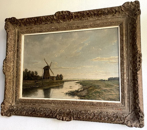 Aris Knikker (1887–1962) - Mill Landscape