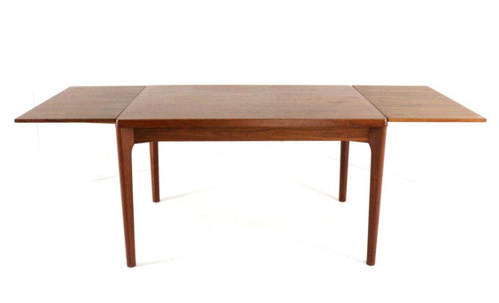 Image 1 of Tavolo da pranzo allungabile rettangolare Henning Kjaernulf for Vejle vintage danese