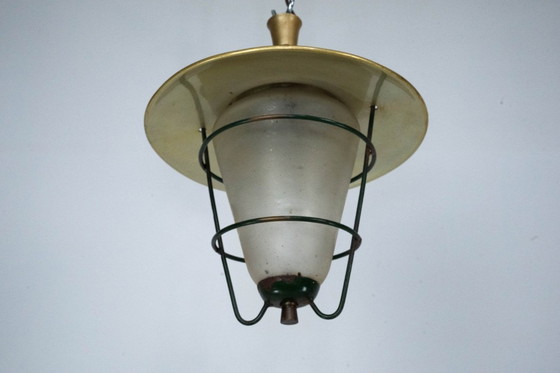 Image 1 of Set di tre lanterne di metà secolo. Italia, anni '60.