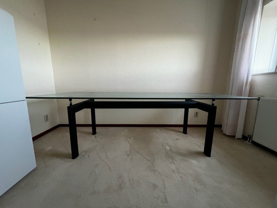 Tavolo da pranzo LC6 Le Corbusier, Cassina, Tavoli da pranzo, Vetro, Metallo, Nero (foto 2 di 15)